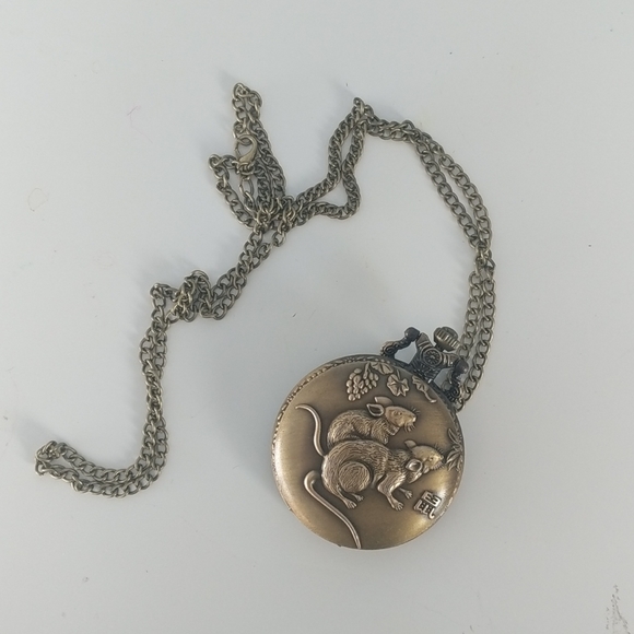 Chinese rat pocket watch